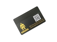 Λογότυπο OEM CR80 IC NFC RFID Μεταλλική Πιστωτική Κάρτα Μαύρο Ματ