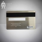 Ασημένιες μεταλλικές επαγγελματικές κάρτες Silkscreen ανοξείδωτου που τυπώνουν 85x54mm