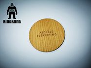 Ξύλινες RFID ολοκληρωμένου κυκλώματος  1K κάρτες τσιπ με την εκτύπωση Silkscreen χάραξης