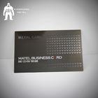 Καλυμμένη επαγγελματική κάρτα μετάλλων ανοξείδωτου λογότυπων συνήθειας ανεφοδιασμού εργοστασίων καρτών μετάλλων πυροβόλο όπλο