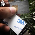 Οι γυαλισμένες επαγγελματικές κάρτες ανοξείδωτου ονομάζουν την ετικέττα αλουμινίου μετάλλων πιάτων εμπορικών σημάτων διακριτικών με την αυτοκόλλητη ετικέττα της 3M