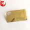 Περικοπή χρυσές επαγγελματικές κάρτες λέιζερ με τον καθρέφτη στο πίσω πάχος 0.3mm 0.5mm
