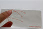 Προσωπικές τετραγωνικές πλαστικές επαγγελματικές κάρτες 85*54mm/89*51mm καθρεφτών ή προσαρμοσμένος