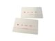 επαγγελματικές κάρτες PVC 85.5x54x0.76mm, παγωμένη 4C/4C κάρτα ταυτότητας ιδιότητας μέλους RFID γκρίζα