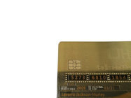 Πολυτέλειας 24K χρυσή μετάλλων ιδιότητας μέλους τραπεζική κάρτα λωρίδων καρτών μαγνητική