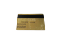 Πολυτέλειας 24K χρυσή μετάλλων ιδιότητας μέλους τραπεζική κάρτα λωρίδων καρτών μαγνητική