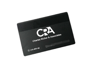 Επαγγελματικές κάρτες CR80 Μαύρες ματ, μεταλλικές, βελούδινες, έγχρωμες λογότυπο