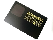 Matte Black MF Metal Επαγγελματική κάρτα NFC 13,56mhz Συχνότητα