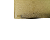 χρυσός μετάλλων επιτροπής υπογραφών κώδικα VIP καρτών QR ιδιότητας μέλους 0.8mm που παγώνουν