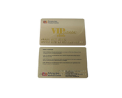 Προσαρμογή εκτύπωσης Όνομα κάρτας Pvc Ανάγλυφος αριθμός Χρυσή πιστωτική κάρτα