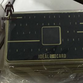 Έξυπνη κάρτα μετάλλων RFID Nfc, ανοξείδωτο ασφάλειας τσιπ Rfid επιχειρησιακών πιστωτικών καρτών