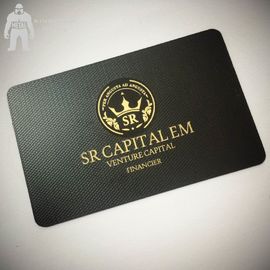 Μαύρες επαγγελματικές κάρτες μετάλλων VIP μεταλλινών ελίτ φύλλων, εξατομικευμένες μαύρες άσπρες χρυσές επαγγελματικές κάρτες