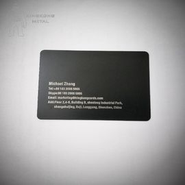 Χαραγμένη κάρτα 85 X 54mm ονόματος ανοξείδωτου ΛΟΓΟΤΥΠΩΝ λέιζερ ελεύθερο σχέδιο