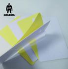 Σαφές αυτοκόλλητων ετικεττών PVC συγκολλητικό κενό καρτών επαγγελματικών καρτών εκτυπώσιμο πλαστικό με το στρώμα