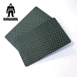 Τυπωμένο Silkscreen λογότυπο δελτίων ταυτότητας PVC δώρων ινών άνθρακα που προσαρμόζεται