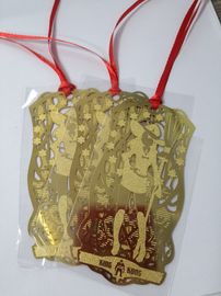 Decore οι σελιδοδείκτες μετάλλων συνήθειας ζώων για τα βιβλία, χρυσοί δείκτες σελίδων βιβλίων μετάλλων καθρεφτών
