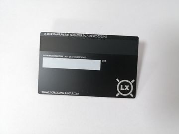 Τσιπ 4442 τελειωμένο βούρτσα μέγεθος 85*54*0.6mm ολοκληρωμένου κυκλώματος πολυτέλειας επιχειρησιακών πιστωτικών καρτών μετάλλων