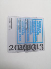 Οι επί παραγγελία ματ διαφανείς επαγγελματικές κάρτες PVC με αποτυπώνουν το χρυσό/ασημένιο αριθμό σε ανάγλυφο