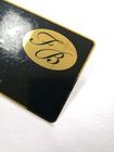 οι κάρτες επιχειρησιακού ονόματος μετάλλων πάχους SS 0.3mm προσάρμοσαν το χρυσό πολυτέλειας που καλύφθηκε