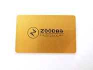 Τυπωμένες κάρτες PVC Eco οι συνήθεια με χρυσό μεταλλικό Silkscreen τελειώνουν την υπογραφή αύξοντος αριθμού