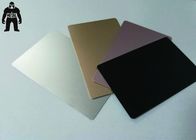 Σαφείς ασημένιες χαραγμένες επαγγελματικές κάρτες 85x54mm αλουμινίου