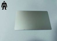 Σαφείς ασημένιες χαραγμένες επαγγελματικές κάρτες 85x54mm αλουμινίου