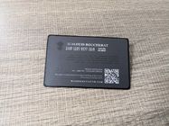 Βουρτσισμένη κάρτα μετάλλων RFID λήξης  1k Nfc για την τράπεζα
