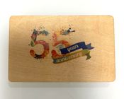 Washable έξυπνη κάρτα Rfid χάραξης ξύλινη με το γραμμωτό κώδικα