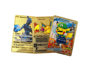 χρυσός μετάλλων Vmax DX GX Pokemon καρτών συλλογής Charizard πάχους 0.4mm που καλύπτεται