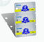 Μοναδικές τετραγωνικές πλαστικές επαγγελματικές κάρτες 3 PVC -1 πάχος 0.3mm1.0mm