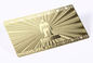 13.56mhz επαγγελματικές κάρτες μετάλλων/καλυμμένη χρυσή κάρτα μελών ανοξείδωτου CR80