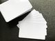 Λιανικές επαγγελματικές κάρτες Reprintable στιλπνά 85.5mm*54mm PVC CR80 κενές άσπρες