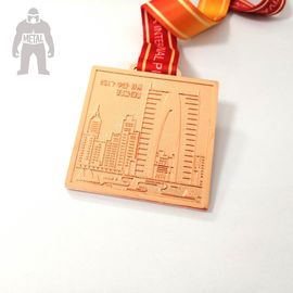 Ο κύκλος τετραγωνικός αυξήθηκε χρυσό μετάλλιο βραβείων χρυσών μεταλλίων μετάλλων για την τρέχοντας αντιστοιχία Competetion ομάδας